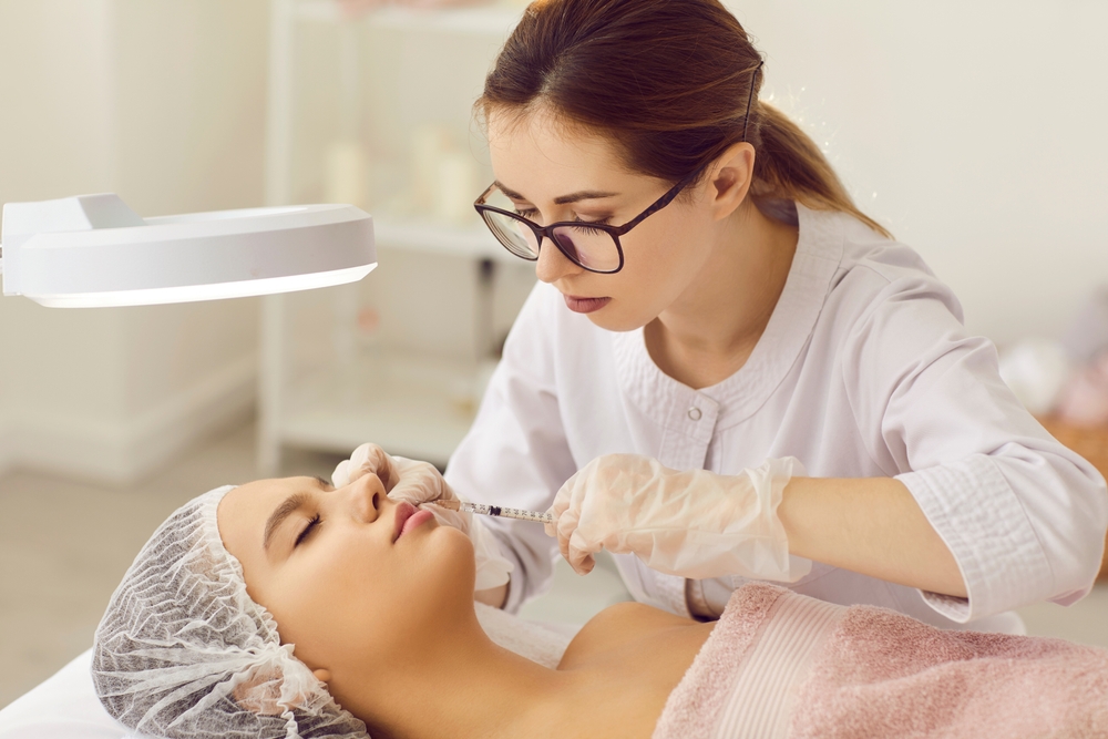 woman with a career in aesthetic injecting